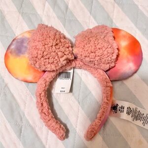 Disney Pink and Orange Minnie Mouse Ears Headband